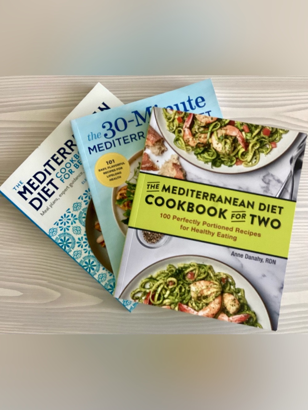 Trio of Mediterranean Diet Cookbooks
Beginners -  30 Minute - For Two